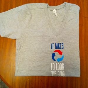 American Apparel Pepsi Logo V-Neck Tshirt